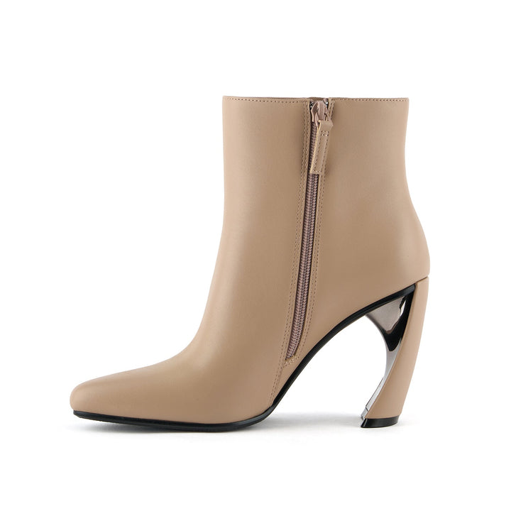 zuma bootie hi timeless taupe 3 inside view