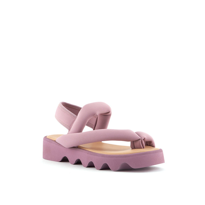 bounce sandal lilac chalk angle out view