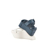 delta wedge sandal deep blue angle in view