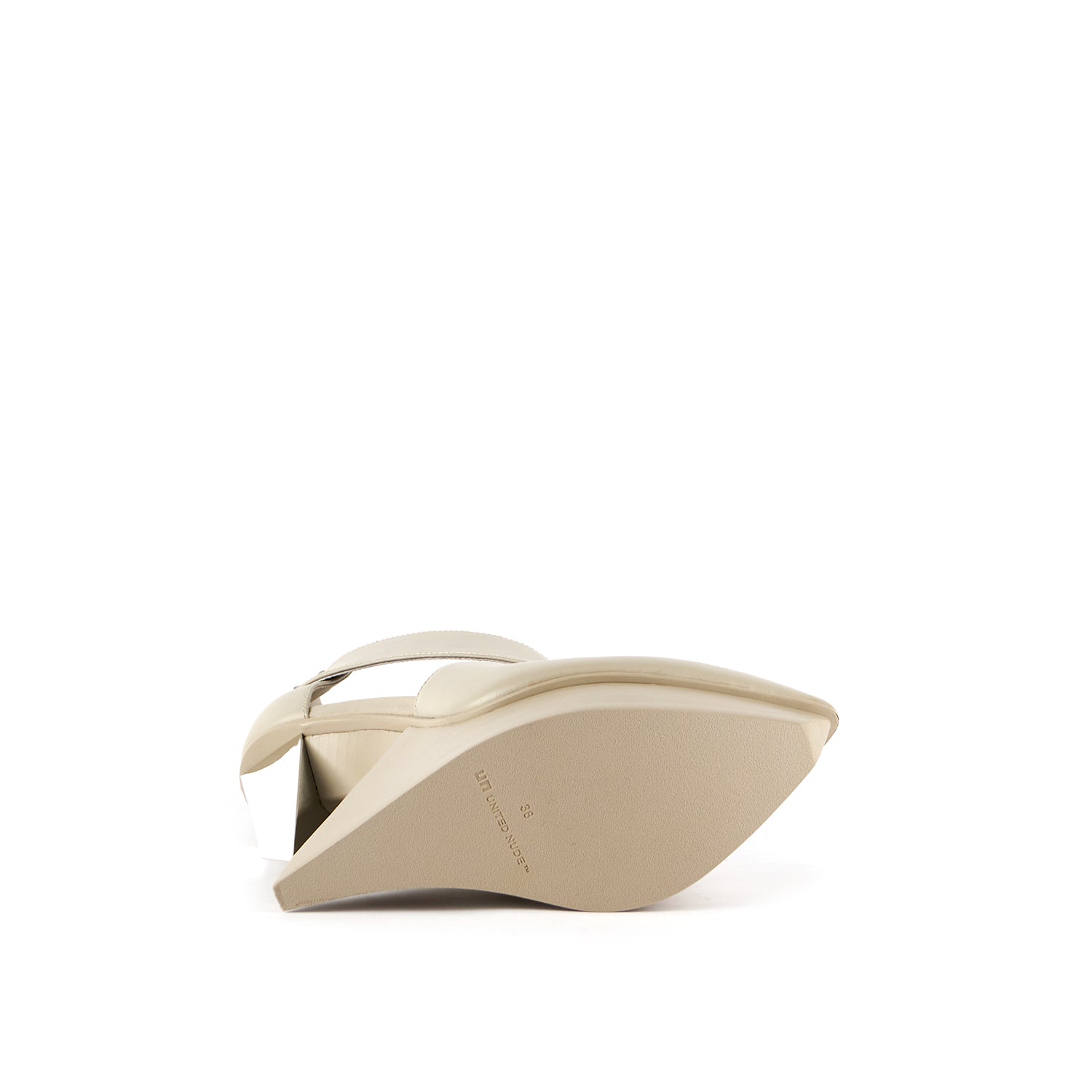 美品✨UNITED NUDE 厚底 ウェッジソール 37 黒 スエード ボア ユナイテッド ヌード UNITED NUDE Delta Wedge Sandal （BLACK