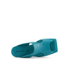 fin sandal turquoise green top view