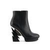 glam bootie black outside view