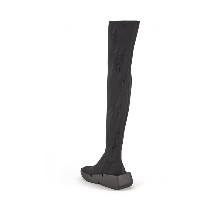 mega long boot black 4 angle in view aw23