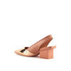 raila slingback mid rose gold angle in view